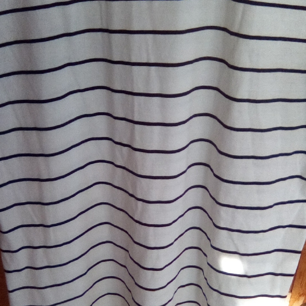Garnet Hill Navy Striped Short Sleeve Tee - Picture 10 of 11